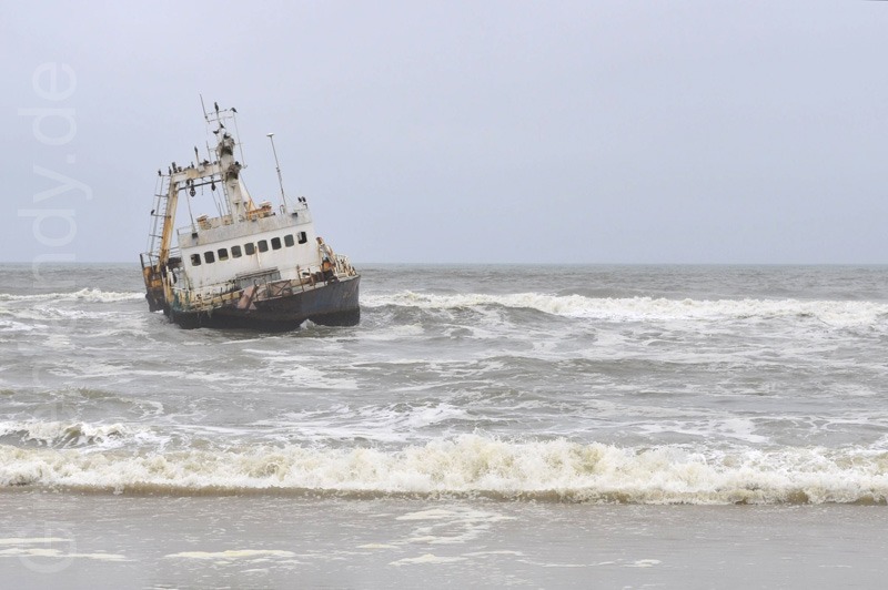 Wrack an der Skeleton Coast